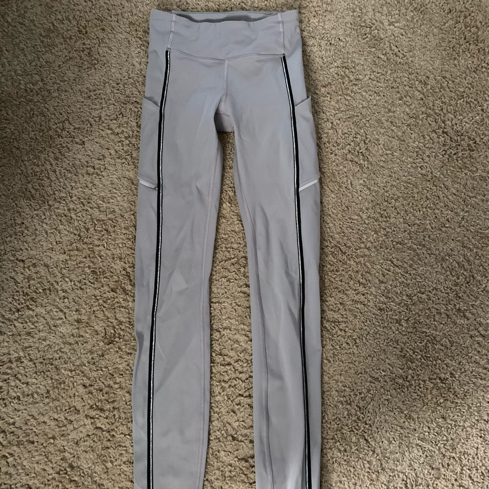 grayish/purple lululemon leggings